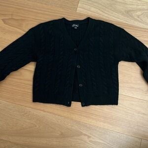 Black button up cardigan